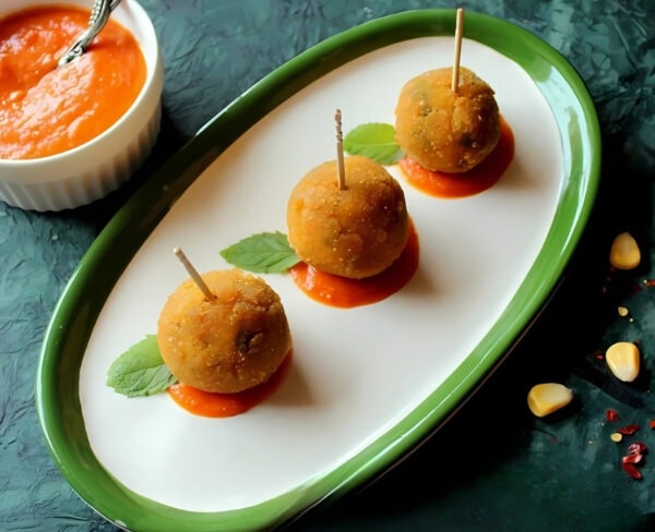 கார்ன் ப்ரெட் சீஸ் பால்ஸ்