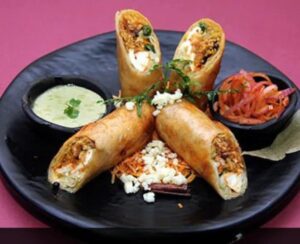 biryani சைவ ரோல் பிரியாணி