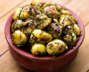 உருளை கிழங்கு பேப்பர் பிரேய உருளைக்கிழங்கு பெப்பர் பிரை