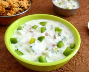 கேப்சிகம் ரைத்தா