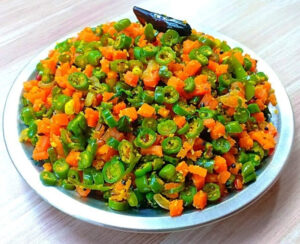 கேரட் பீன்ஸ் பொறியல்