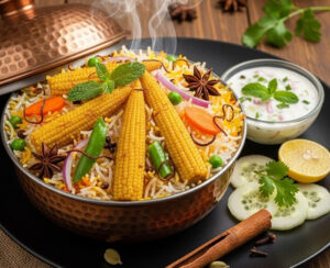 பேபி கார்ன் பிரியாணி பேபிகார்ன் பிரியாணி