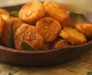 மதிய விருந்து மெனு (35) கருணைக் கிழங்கு சாப்ஸ்