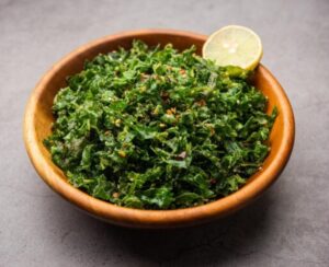 மதிய விருந்து மெனு (36) கிராக்லிங் ஸ்பினாச்