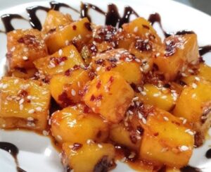 மதிய விருந்து மெனு (37) பைனாப்பிள் சில்லி